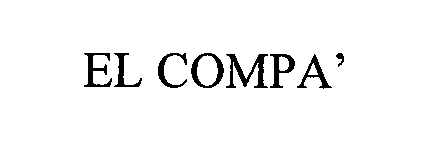Trademark Logo EL COMPA'