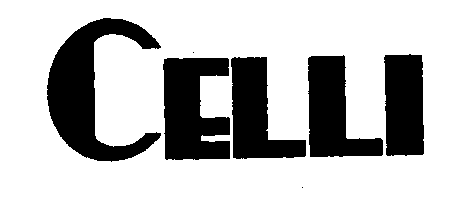 Trademark Logo CELLI