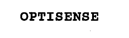 Trademark Logo OPTISENSE