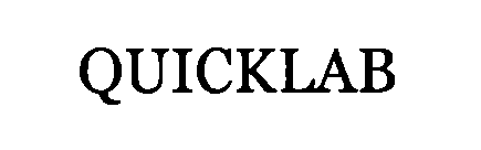 Trademark Logo QUICKLAB