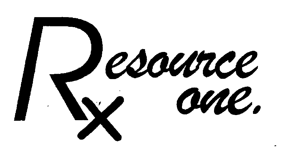 Trademark Logo RXESOURCE ONE.