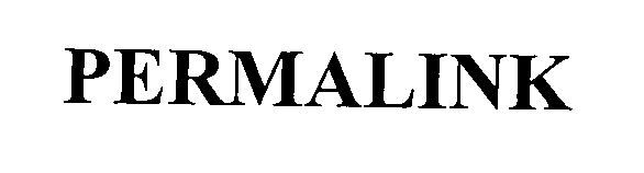 Trademark Logo PERMALINK