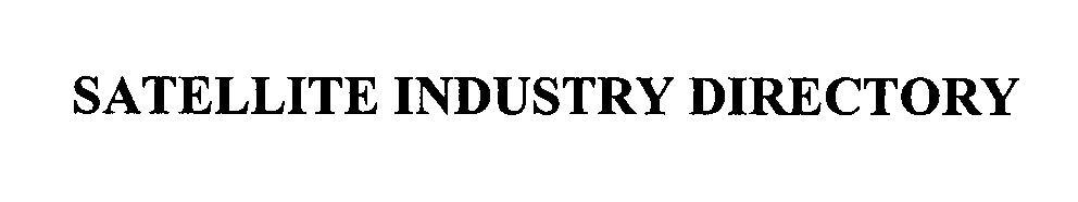 Trademark Logo SATELLITE INDUSTRY DIRECTORY