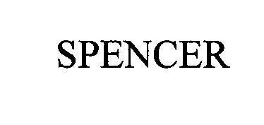 Trademark Logo SPENCER