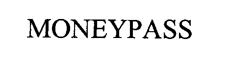 Trademark Logo MONEYPASS