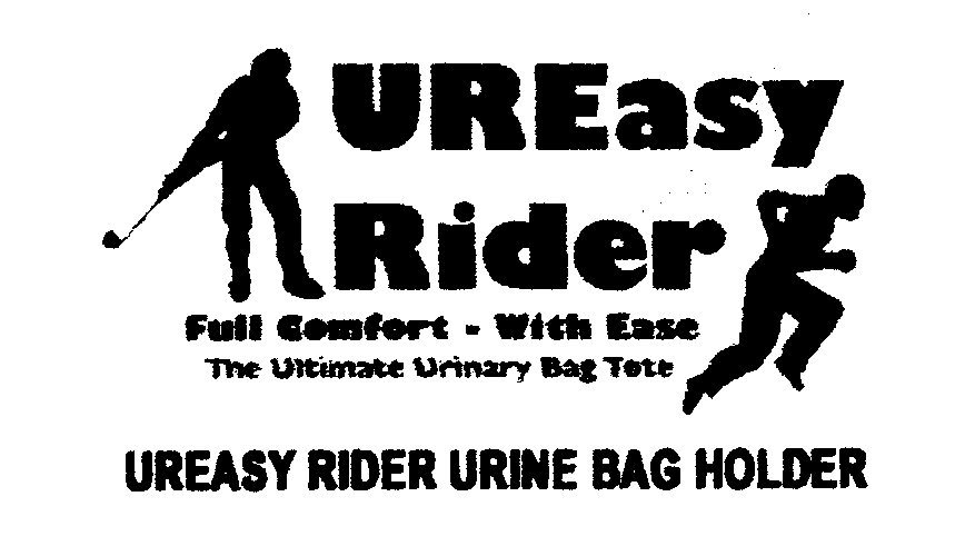  UREASY RIDER FULL COMFORT - WITH EASE THE ULTIMATE URINARY BAG TOTE UREASY RIDER URINE BAG HOLDER