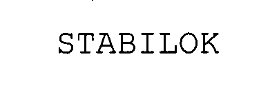 Trademark Logo STABILOK