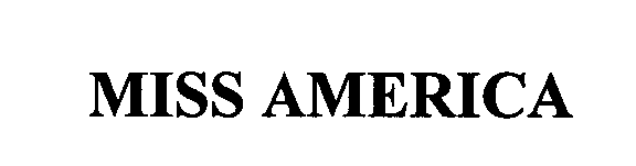 Trademark Logo MISS AMERICA