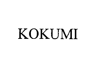 Trademark Logo KOKUMI