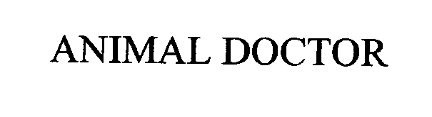 Trademark Logo ANIMAL DOCTOR