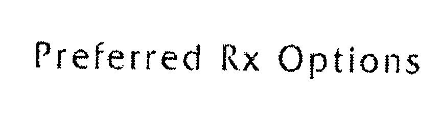  PREFERRED RX OPTIONS