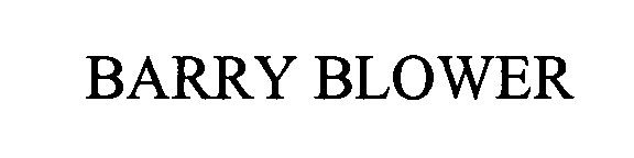 Trademark Logo BARRY BLOWER