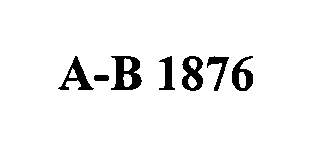  A-B 1876