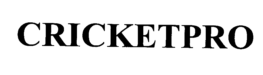 Trademark Logo CRICKETPRO