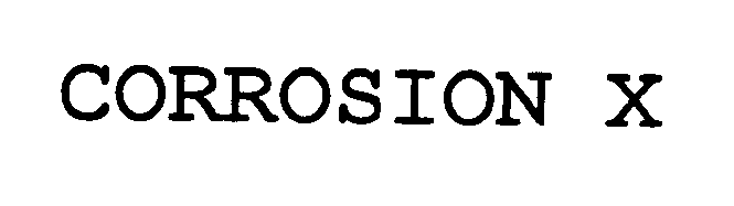 Trademark Logo CORROSIONX