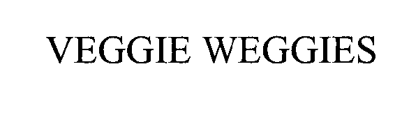 Trademark Logo VEGGIE WEGGIES