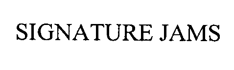 Trademark Logo SIGNATURE JAMS