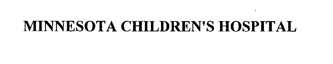  MINNESOTA CHILDREN'S HOSPITAL