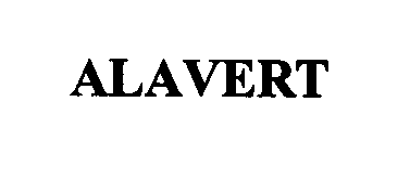 Trademark Logo ALAVERT