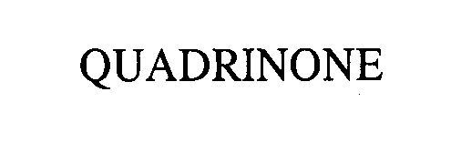 Trademark Logo QUADRINONE