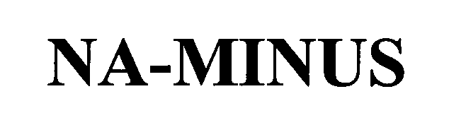 Trademark Logo NA-MINUS