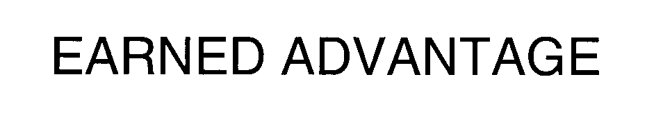 Trademark Logo EARNED ADVANTAGE