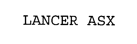 Trademark Logo LANCER ASX