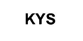 Trademark Logo KYS