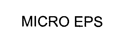 Trademark Logo MICRO EPS