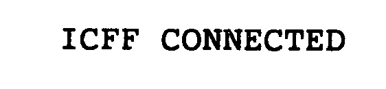 Trademark Logo ICFF CONNECTED