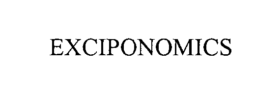 Trademark Logo EXCIPONOMICS