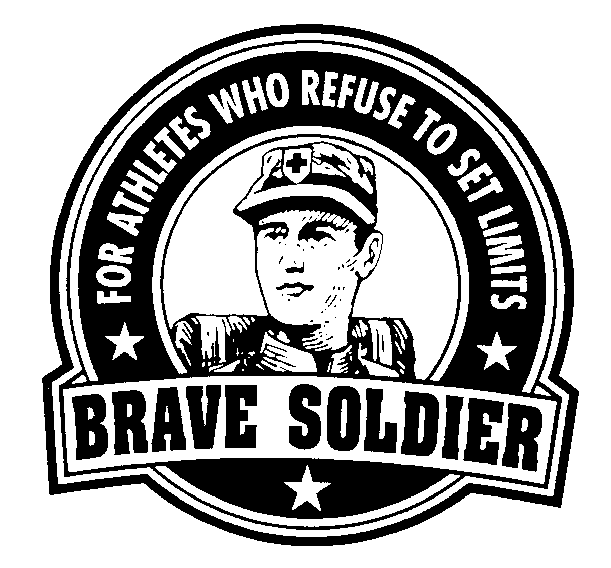 Trademark Logo BRAVE SOLDIER FOR ATHLETES WHO REFUSE TO SET LIMITS