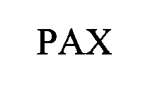 Trademark Logo PAX
