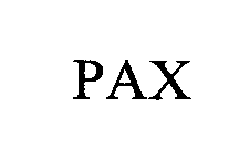 Trademark Logo PAX