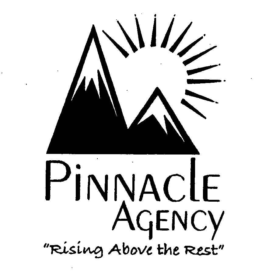 Trademark Logo PINNACLE AGENCY "RISING ABOVE THE REST"
