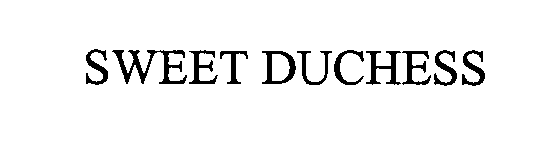 Trademark Logo SWEET DUCHESS