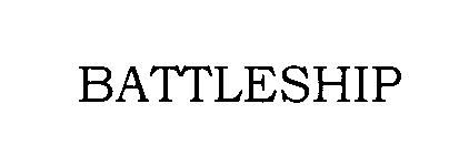 Trademark Logo BATTLESHIP