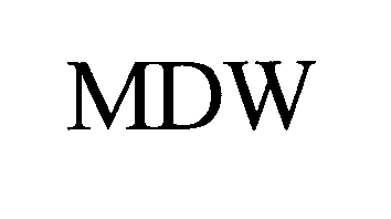 Trademark Logo MDW