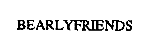 Trademark Logo BEARLY FRIENDS