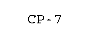 Trademark Logo CP-7