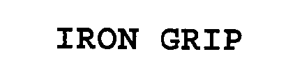 Trademark Logo IRON GRIP