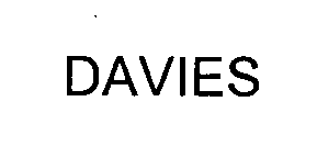 Trademark Logo DAVIES