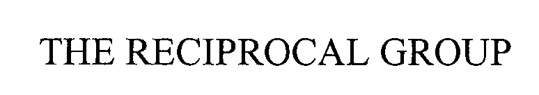 Trademark Logo THE RECIPROCAL GROUP