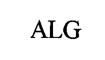 Trademark Logo ALG