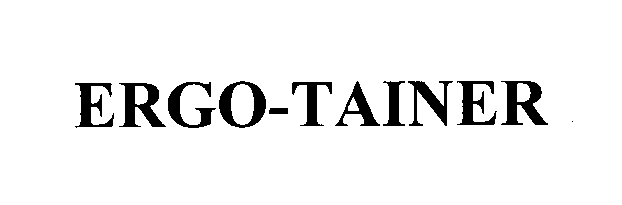 Trademark Logo ERGO-TAINER