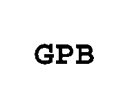 Trademark Logo GPB