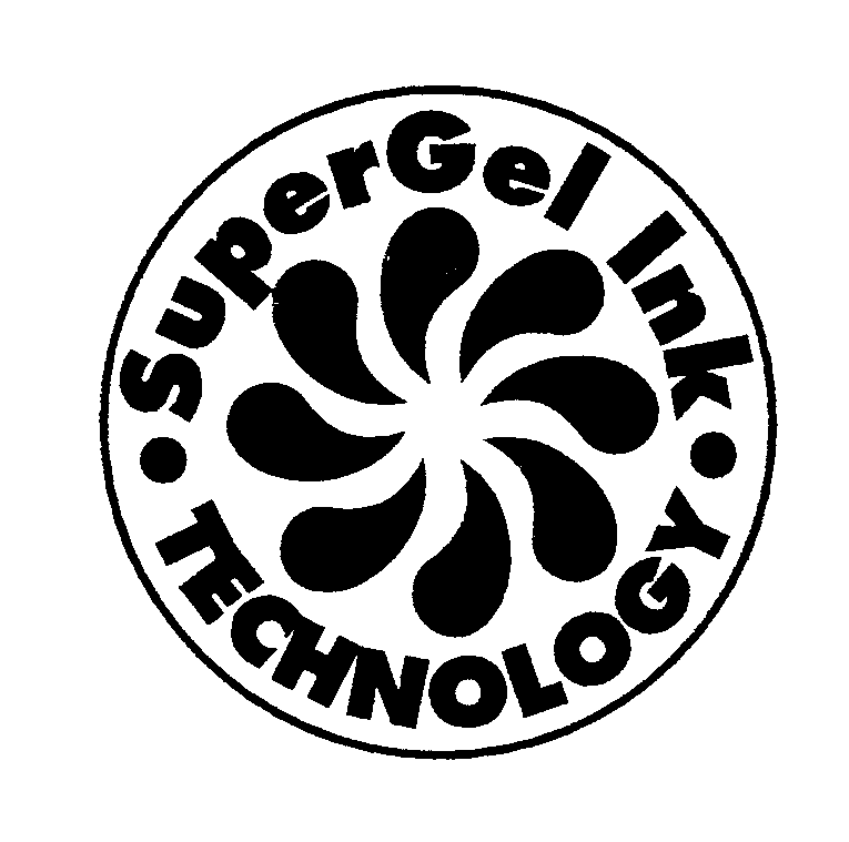 Trademark Logo SUPERGEL INK TECHNOLOGY