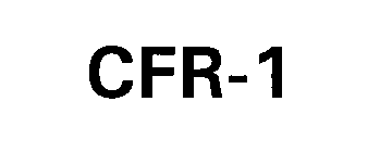  CFR-1