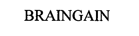 Trademark Logo BRAINGAIN