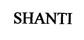 Trademark Logo SHANTI